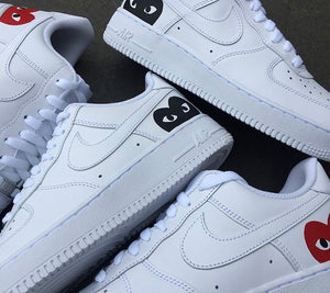 cdg heart air force 1